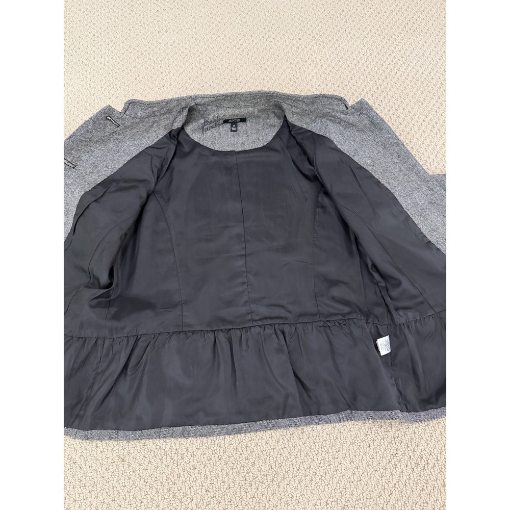 apt. 9 women wool blend blazer size 10 - Picture 8 of 11
